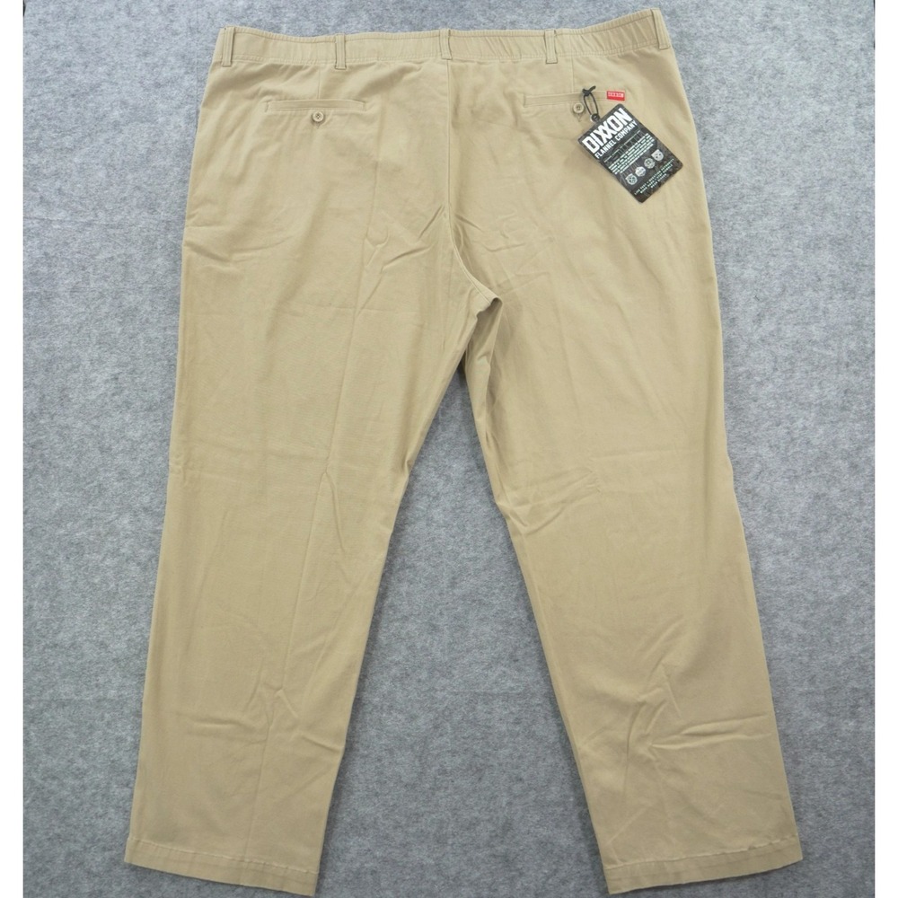 Dixxon Flannel Company Pants Mens 48 Beige D-Flexx Khaki Chinos Stretch New - Picture 2 of 12